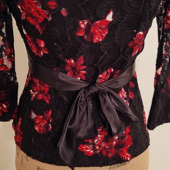 INC | Women Petites Lace Blouse - Picture 5 of 8